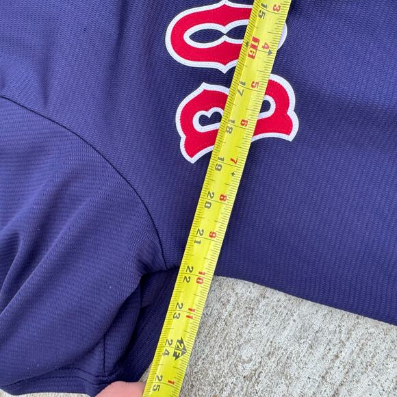 Boston Red Sox Majestic Cool Base #50 MOOKIE BETTS Large Jersey Navy Blue - Picture 5 of 5